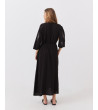 VESTIDO LARGO CON BORDADOS DE LENTEJUELAS | MULAYA
