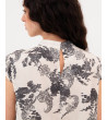 BLUSA ORIENTAL CRUZADA CON CUELLO MAO | MULAYA
