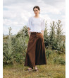 PANTALÓN CULOTTE DE TIRO ALTO CON BOTONES | MULAYA
