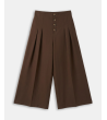 PANTALÓN CULOTTE DE TIRO ALTO CON BOTONES | MULAYA