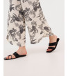 PANTALÓN WIDE LEG CON BORDADO ORIENTAL | MULAYA