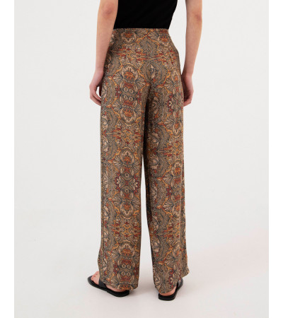 PANTALÓN ANCHO ESTAMPADO PAISLEY | MULAYA