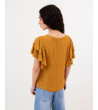 BLUSA CON MANGAS DE VOLANTES | MULAYA