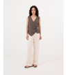 TOP CRUZADO CON BROCHE PLATEADO | MULAYA