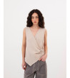 TOP CRUZADO CON BROCHE PLATEADO | MULAYA