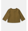 BLUSA MANGA LARGA CON FLECOS EN CUELLO | MULAYA