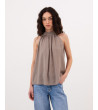TOP CUELLO HALTER DE LINO Y VISCOSA | MULAYA