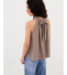 TOP CUELLO HALTER DE LINO Y VISCOSA | MULAYA