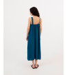 VESTIDO MIDI ASIMÉTRICO CON DOBLE TIRANTE | MULAYA
