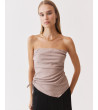 TOP BANDEAU FRUNCIDO CREMALLERA | MULAYA