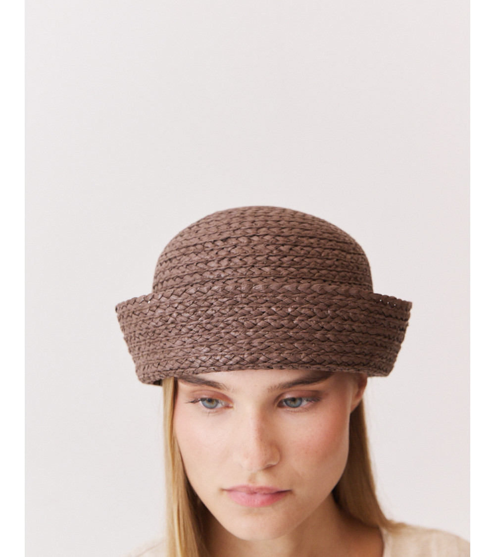 SOMBRERO PILLBOX RAFIA VUELTA | MULAYA