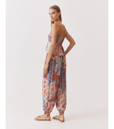 PANTALÓN BOMBACHO ESTAMPADO BRILLANTE | MULAYA