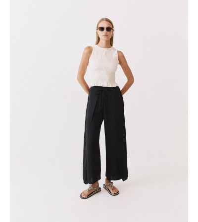 PANTALÓN PAREO WIDE LEG LAZADO | MULAYA