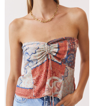TOP ESTAMPADO PAISLEY PALABRA DE HONOR | MULAYA