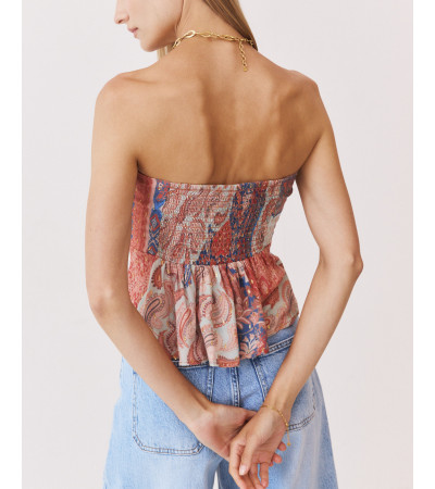 TOP ESTAMPADO PAISLEY PALABRA DE HONOR | MULAYA