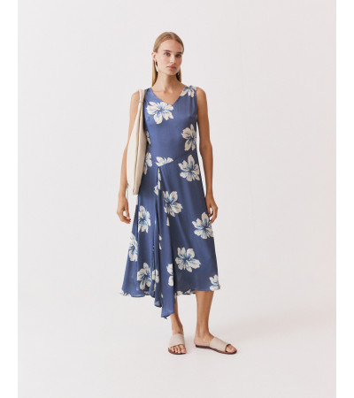 VESTIDO ESTAMPADO FLORAL MIDI EVASÉ | MULAYA