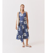 VESTIDO ESTAMPADO FLORAL MIDI EVASÉ | MULAYA