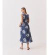 VESTIDO ESTAMPADO FLORAL MIDI EVASÉ | MULAYA