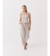 PANTALÓN BARREL RAYAS CINTURA ELÁSTICA | MULAYA