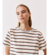 CAMISETA RAYAS MANGA CORTA ALGODÓN BICOLOR | MULAYA