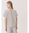 CAMISETA RAYAS MANGA CORTA ALGODÓN BICOLOR | MULAYA