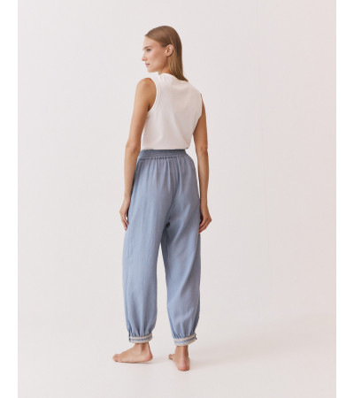 PANTALÓN BOMBACHO CON DETALLE DE BRILLOS | MULAYA