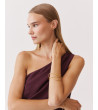 BRAZALETE MULTILINEAS AJUSTABLE ACERO | MULAYA