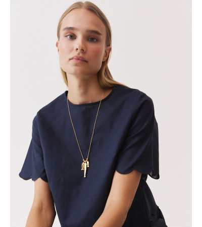 COLLAR COLGANTE PECES DORADO | MULAYA