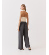 PANTALÓN WIDE LEG CON PLIEGUES LATERALES | MULAYA