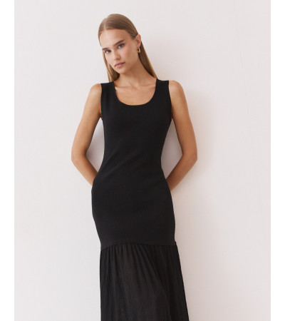 VESTIDO LARGO DOBLE TEXTURA | MULAYA