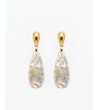 PENDIENTES LARGOS GOTA DORADO MARIPOSA | MULAYA