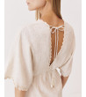 VESTIDO DE VISCOSA CON DETALLES DE ONDAS Y CONCHAS | MULAYA