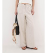 PANTALÓN WIDE LEG CON BOLSILLOS DE PARCHE | MULAYA