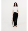PANTALÓN CROPPED DE TIRO ALTO CON BOLSILLOS | MULAYA