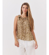 TOP ESTAMPADO CON LAZOS EN HOMBROS | MULAYA