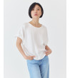 BLUSA DE MANGA CORTA CON LAZADA AJUSTABLE | MULAYA