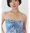 TOP BANDEAU ESTAMPADO CON LAZADAS | MULAYA
