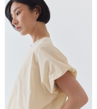 BLUSA EFECTO GLOBO CON BAJO ELÁSTICO | MULAYA