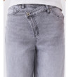 Jeans Wide Leg de Tiro Alto con Cintura Cruzada | MULAYA