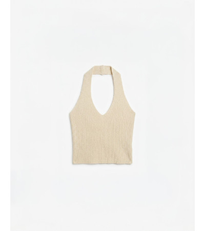 TOP HALTER PUNTO ESPALDA ABIERTA | MULAYA