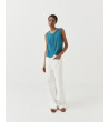 TOP CUELLO REDONDO BOTONES ALGODÓN | MULAYA