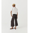 PANTALÓN WIDE LEG LINO CON FLECOS | MULAYA