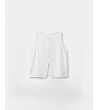 TOP CUELLO REDONDO BOTONES ABERTURA FRONTAL | MULAYA