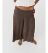PANTALÓN PALAZZO JACQUARD PRETINA V | MULAYA