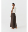 PANTALÓN PALAZZO JACQUARD PRETINA V | MULAYA