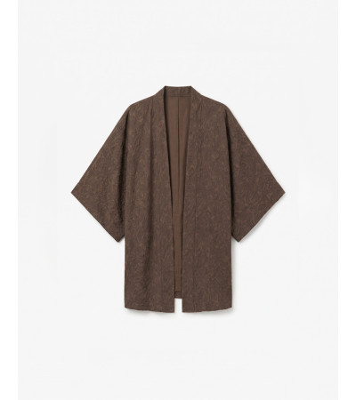 KIMONO MANGA FRANCESA ESTAMPADO JACQUARD MUJER | MULAYA