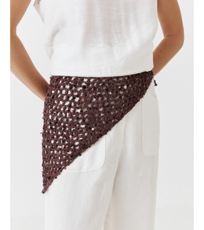 PAÑUELO CROCHET LENTEJUELAS TIRANTES | MULAYA