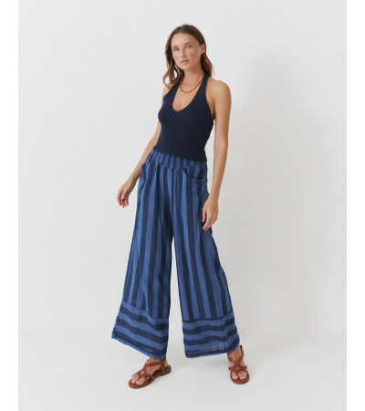 PANTALÓN WIDE LEG RAYAS