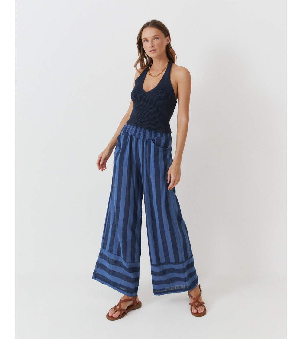 PANTALÓN WIDE LEG RAYAS