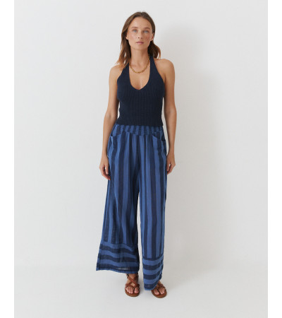 PANTALÓN WIDE LEG RAYAS